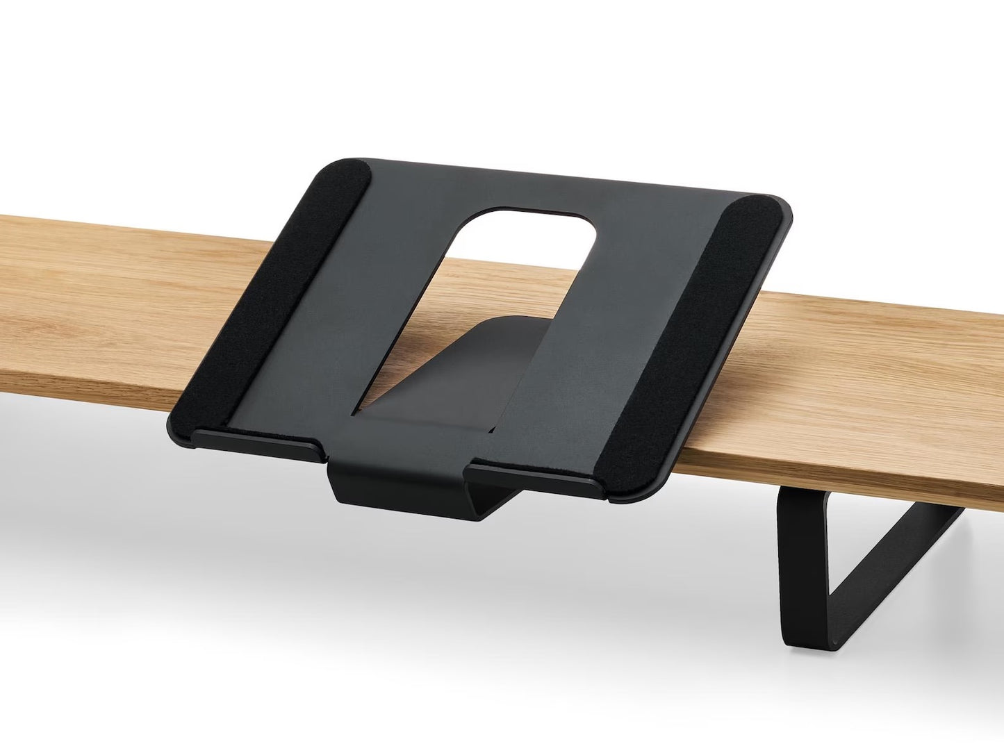Steel Laptop Mount for Desk Shelf, Laptop stand for desk, universal laptop holder for monitor stand