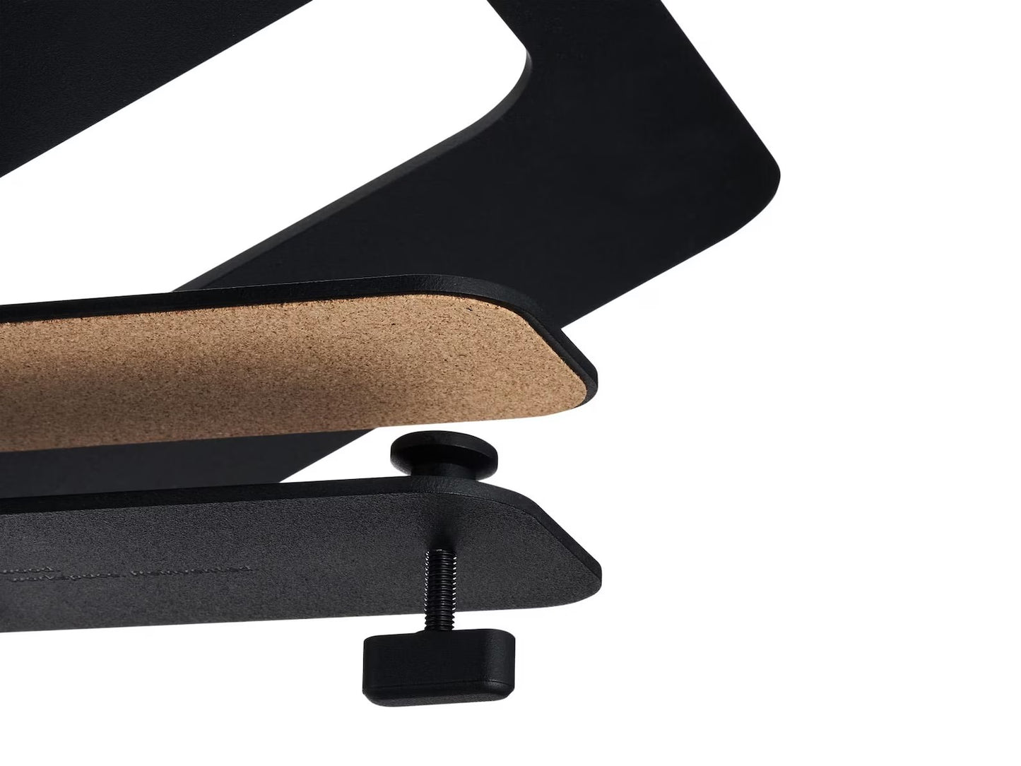 Steel Laptop Mount for Desk Shelf, Laptop stand for desk, universal laptop holder for monitor stand