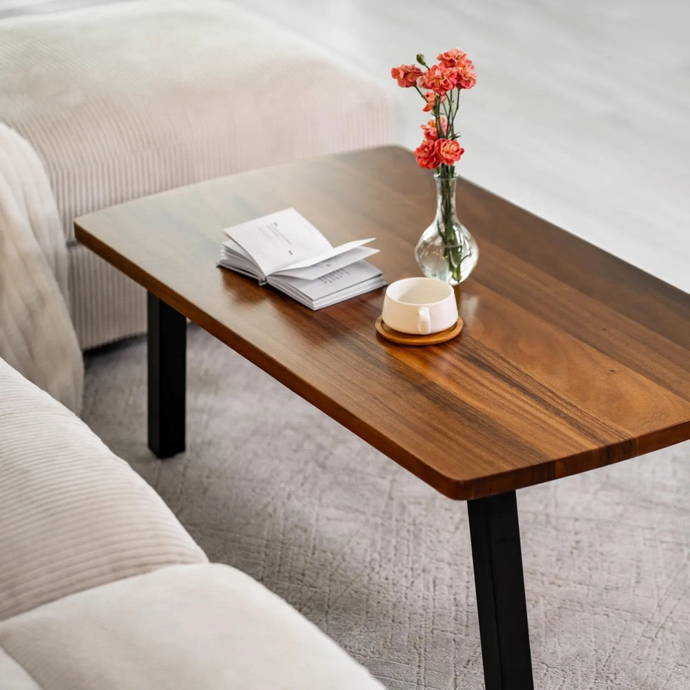 Walnut Wood, Wood Coffee Table, Walnut Coffee Table, Modern Living Room Furniture, Solid Wood Table