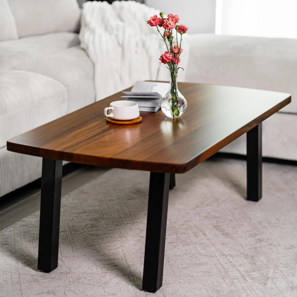 Walnut Wood, Wood Coffee Table, Walnut Coffee Table, Modern Living Room Furniture, Solid Wood Table