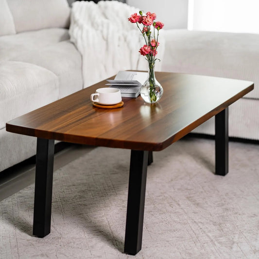 Walnut Wood, Wood Coffee Table, Walnut Coffee Table, Modern Living Room Furniture, Solid Wood Table