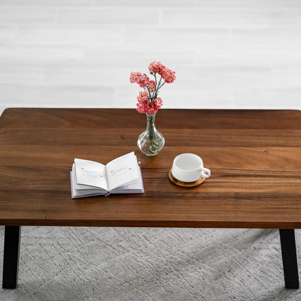 Walnut Wood, Wood Coffee Table, Walnut Coffee Table, Modern Living Room Furniture, Solid Wood Table